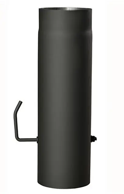 roura kouřová s klap.130mm/1000 t.1,5mm ČER