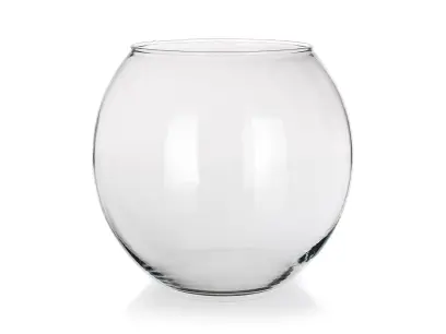 váza 21,5cm GLOBE skleněná