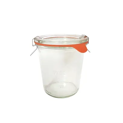 sklenice zavařovací 290ml WECK + víčko, těsnění, 2 spony