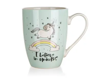 hrnek 340ml UNICORN mix dekorů, keramický