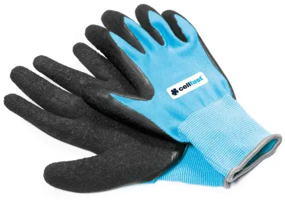 rukavice zahradní polyester/latex vel.8/M   CELLFAST