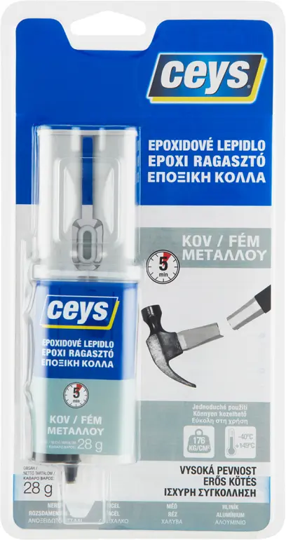 lepidlo epoxidové 28g, na kov  EPOXICEYS