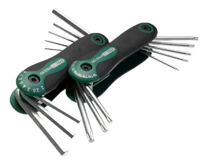 sada TORX + imbus TORX T9-T40, Hex 2-8mm, 2x8díl.  STALCO