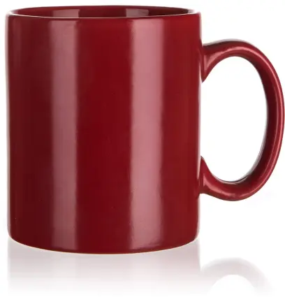 hrnek 350ml MAT BORDO keramický