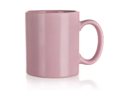 hrnek MAT 350ml, Světle růžová