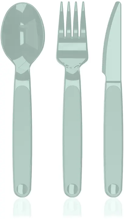 sada příbor 3ks (vidlička, nůž, lžíce) CULINARIA mint PH