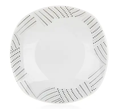 talíř hluboký 22cm CHARME dekor porcelánový