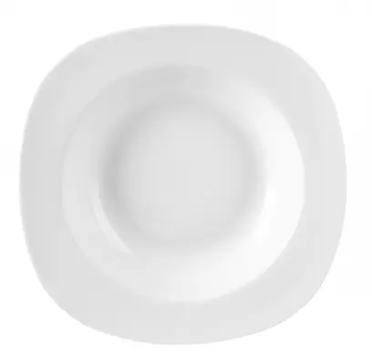 talíř hluboký 21cm MONA porcelánový BÍ
