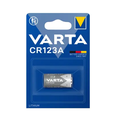 baterie knoflíková Varta CR123A