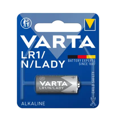baterie knoflíková Varta LR1 ( N, LADY)