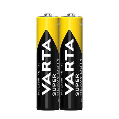 baterie mikrotužka Varta R03/2P SuperLife, Zn