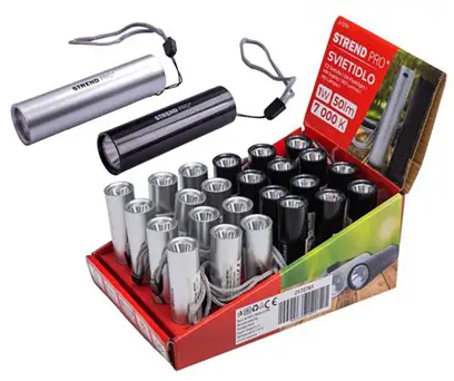 svítilna flashlight Strend Pro NX1051 1W LED USB nabíjecí