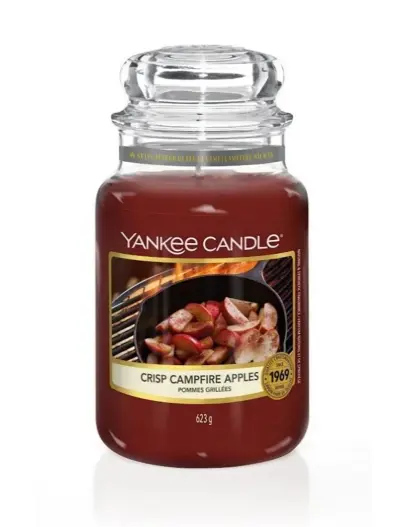 svíčka vonná sklo CRISP CAMPFIRE APPLES 623g (hoří 150hod)