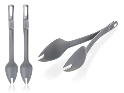 kleště kuchařské 32cm nylon Culinaria Grey