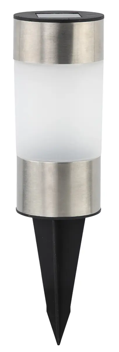 lampa solární pr.6, v.23cm, 1LED, PH/nerez