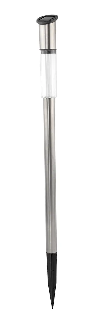 lampa solární pr.5cm, v. 70,5cm 1 LED nerez/PH