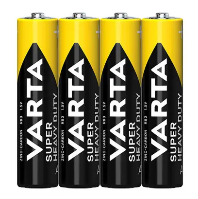 baterie mikrotužková AAA R03/4P SuperLife Zn (4ks) VARTA