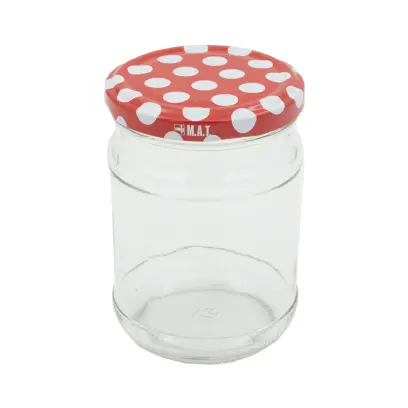 sklenice zavařovací  250ml TWIST 66 + víčka PUNTÍK (10ks)