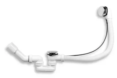 výpusť vanová, automatická, vanový sifon 50, chrom