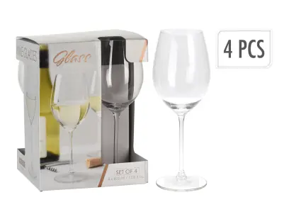 sklenice na víno 410ml  (4ks)