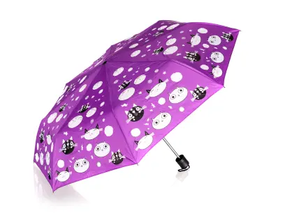 deštník 52cm skládací mění barvy FI kočičky