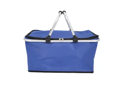 košík nákupní skládací TERMO 46x27x23cm Al+polyester MO