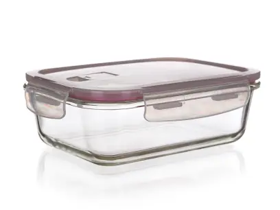 dóza obdél. 950ml 20,5x15,5x6,5cm skl.+PP víčko