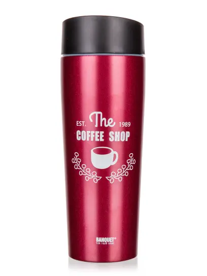 termohrnek 350ml COFFEE nerez/PH BORDO