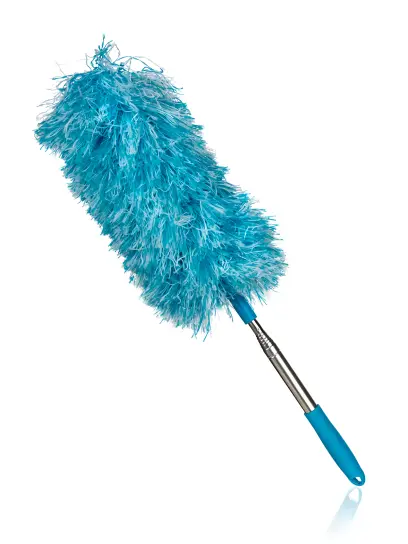 prachovka mikrovlákno 30cm/59-129cm teleskopická MO/BÍ PREMIUM