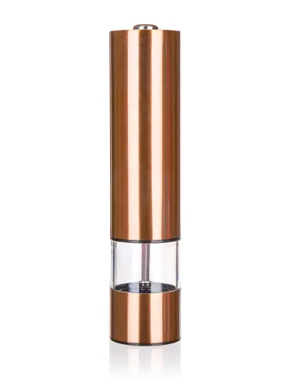 mlýnek na koření elektrický 22cm COPPER akryl+nerez MĚĎ