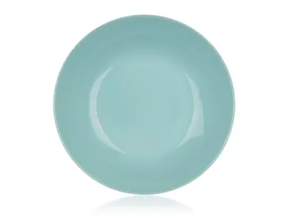 talíř hluboký 20cm DIWALI TYRKYS tvrzené sklo