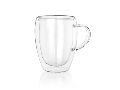 hrnek 350ml dvoustěnný DOBLO, skleněný
