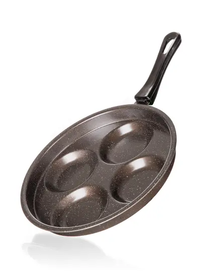 lívanečník 24cm, 4 lívance nepřiln. povrch GRANITE Brown