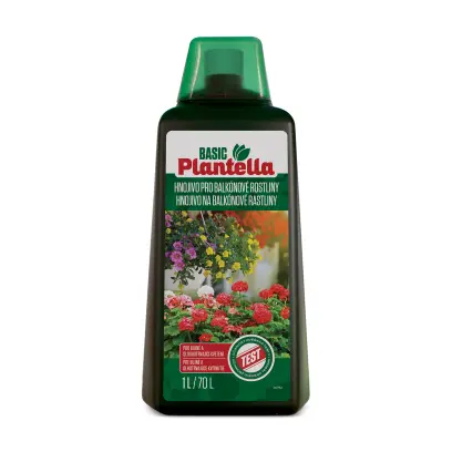 hnojivo kapalné KVĚT  pro balkónové rostliny 1l  Plantella Basic