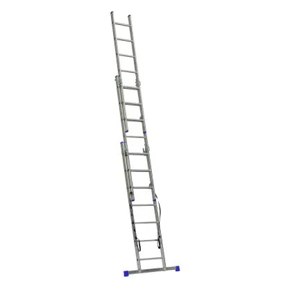 žebřík Al un. 3d.  7př. 1,91/3,99m VHR H 3x7 nosnost 150kg ELKOP