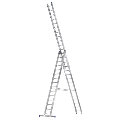 žebřík Al un. 3d. 15př. 4,05/9,77m VHR P 3x15 nosnost 150kg ELKOP