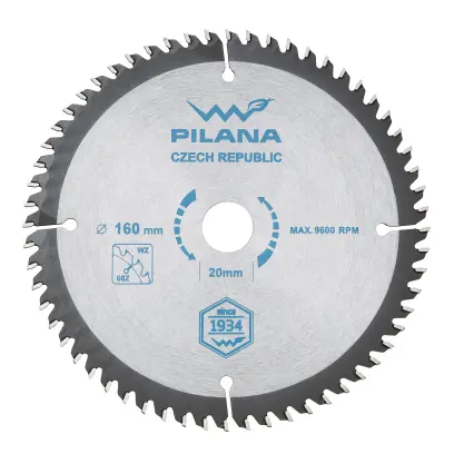 kotouč pil. SK 5255 WZ 160x2,0x20 z60 PILANA