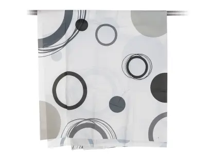 závěs koupel.180x200cm PEVA + 12 háčků, BUBLINY