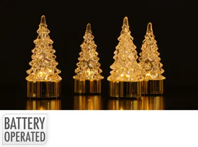 98397-387308 dekorace STROMEK 9cm LED TRA (4ks)