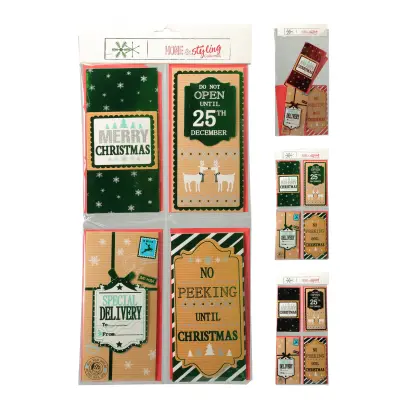 přání vánoční mix (4ks)