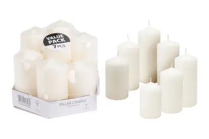 svíčka sada 7díl. BÍ