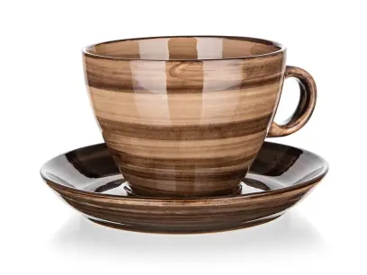 šálek + podšálek 290ml PALAS keramický HN