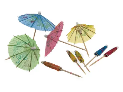 deštníčky ozd.MY PARTY 10ks