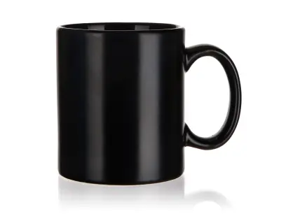 hrnek MAT 350ml, Černá