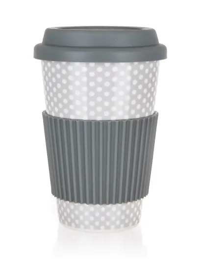 hrnek sil.víč.GO, 400 ml, šedý