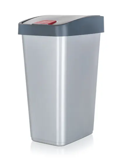 koš odpadkový 45 l, šedý