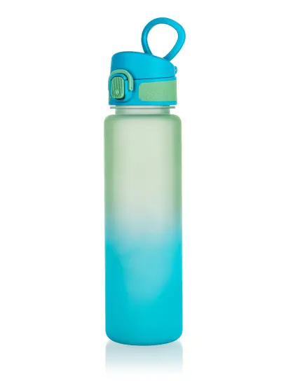 láhev pl.TRIAN 750ml modr.zel.