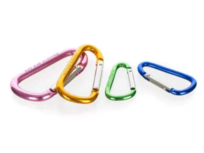 sada klíčenek karabina, 4 ks