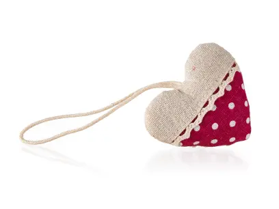 srdce dek.DOTS 8x7 červené