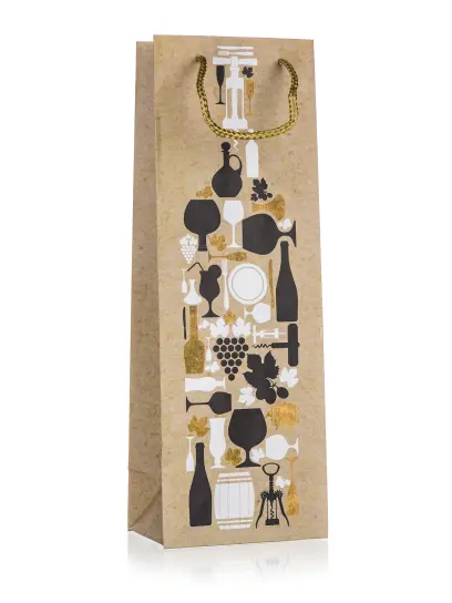 taška dár.BOTTLES 12x35x9cm